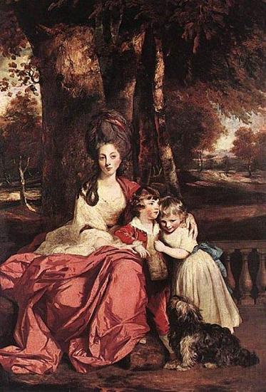 Sir Joshua Reynolds Lady Elizabeth Delme and her Children Spain oil painting art